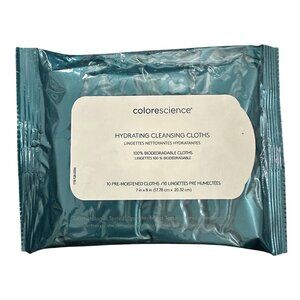 Colorescience Hydrating Cleansing Cloths 10 Pre-Moistened Makeup Remover Wipes